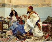 unknow artist Arab or Arabic people and life. Orientalism oil paintings 198 painting